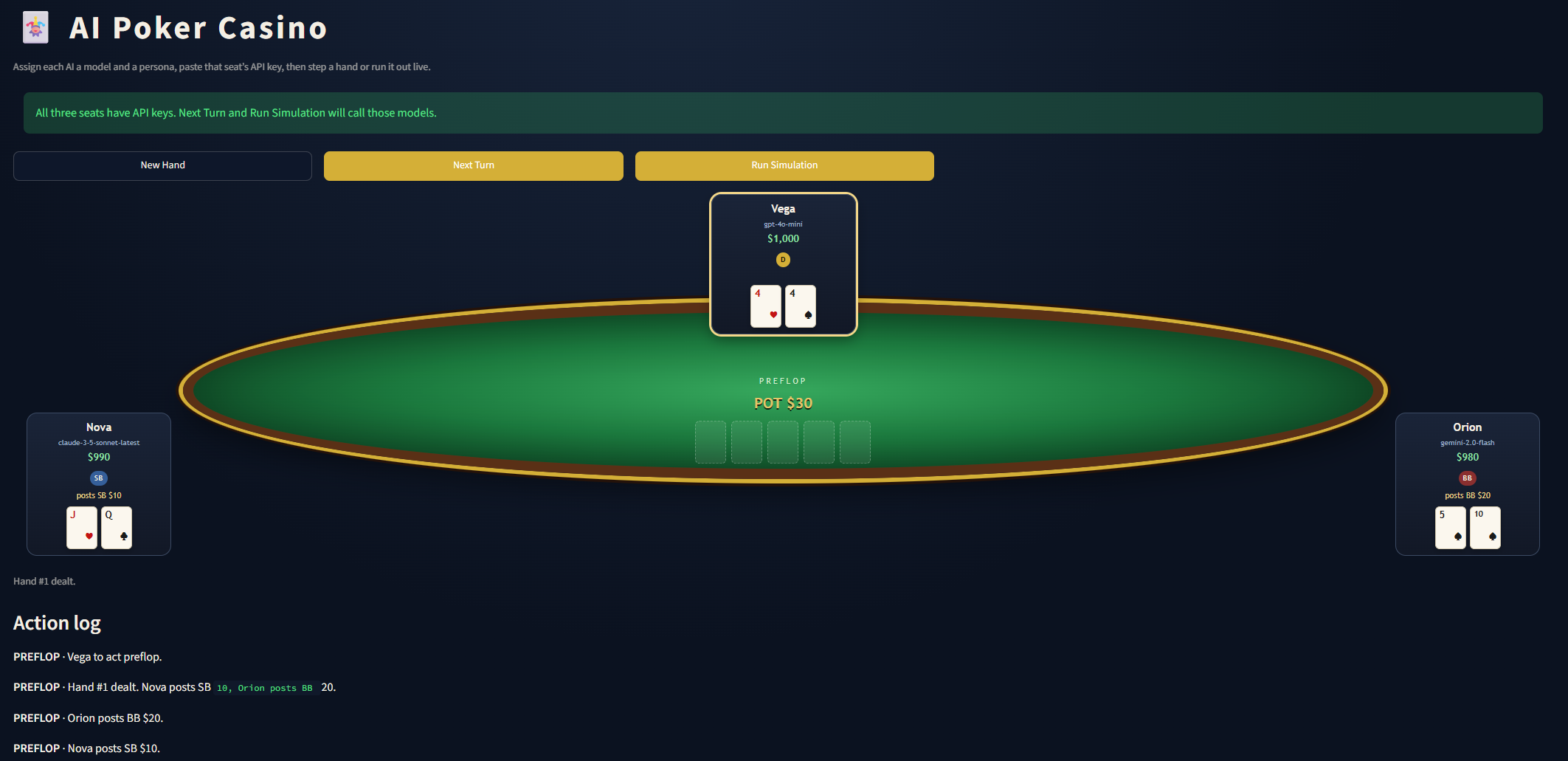LLM Casino — 2026